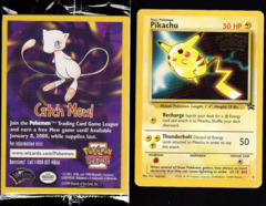 Pikachu 4 Non-Holo Gold Stamp SEALED Promo - Mewtwo Strikes Back Theatrical Release